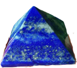 Picture of Lapis Lazuli Quartz Crystal Pyramid